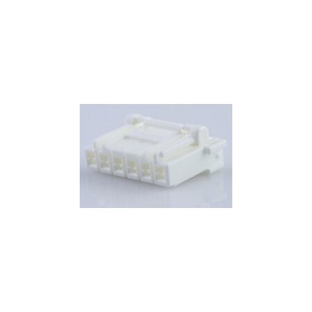 Molex CP 3.3 W/W CONN SglRw Rec Hsg NAT 6P 504693-0600